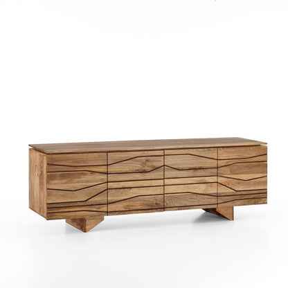 Mesa étnica de madera de mango marrón 177 x 45 x 75 cm