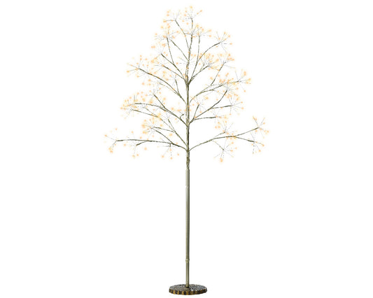 Micro LED Gold/White Tree 60x150 cm