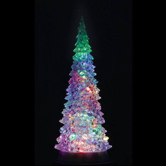 Illuminated tree 28.6 x 11.4 x 11.4 cm