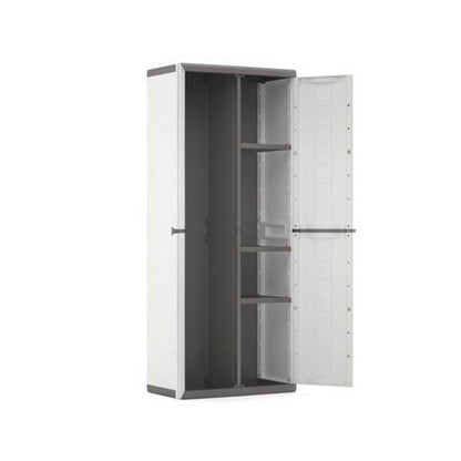 Gray white gray jolly rack wardrobe