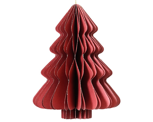 Champagne paper tree 30x40cm red