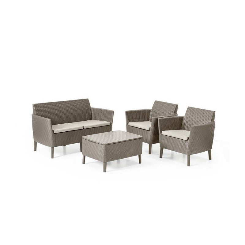 Keter Set Lounge 2 Sitze SALEMO Cappuccino