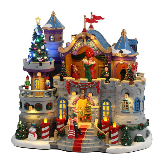 Santa Claus Castle 24.5x27.5x17 cm