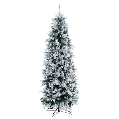 Árbol de Navidad Dresde cubierto de nieve 210 cm