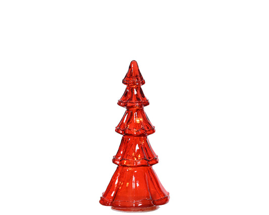 Micro LED red tree h. 19.5cm x Dia 10cm