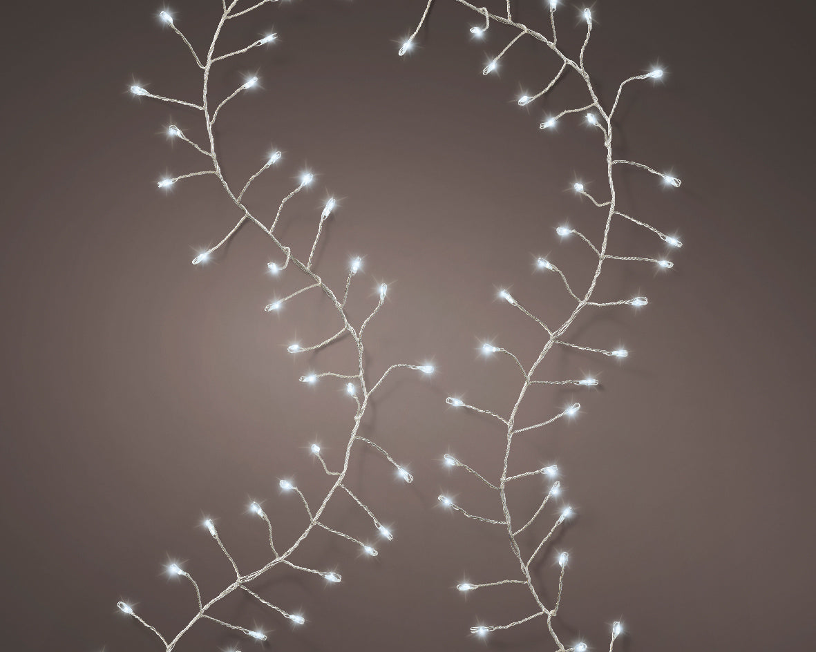 Micro 100 LED chain 120 cm cold silver