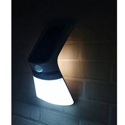 Lámpara de pared exterior con proyector LED de 2W con energía solar