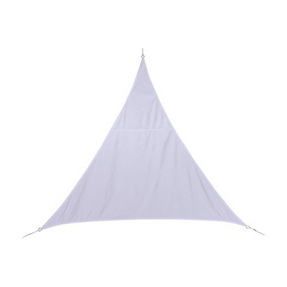 Triangular Awning 5x5x5 m in Waterproof Fabric - Color: Dove Gray