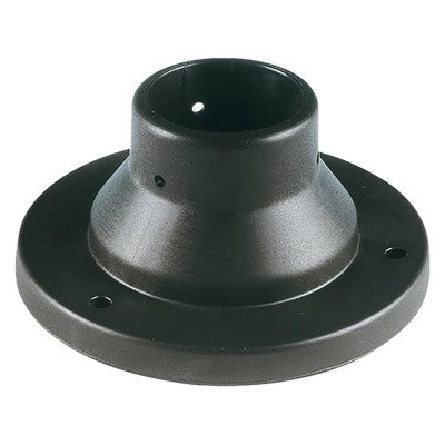 Aluminum base for lantern poles diameter 60 mm - measuring 17 x 7.9 cm