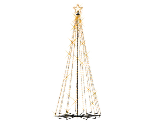 LED tree cone 100x240 cm, 8 functions