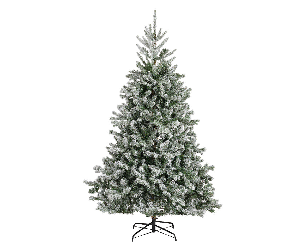 Snow -covered alba fir 116x180 cm green/white