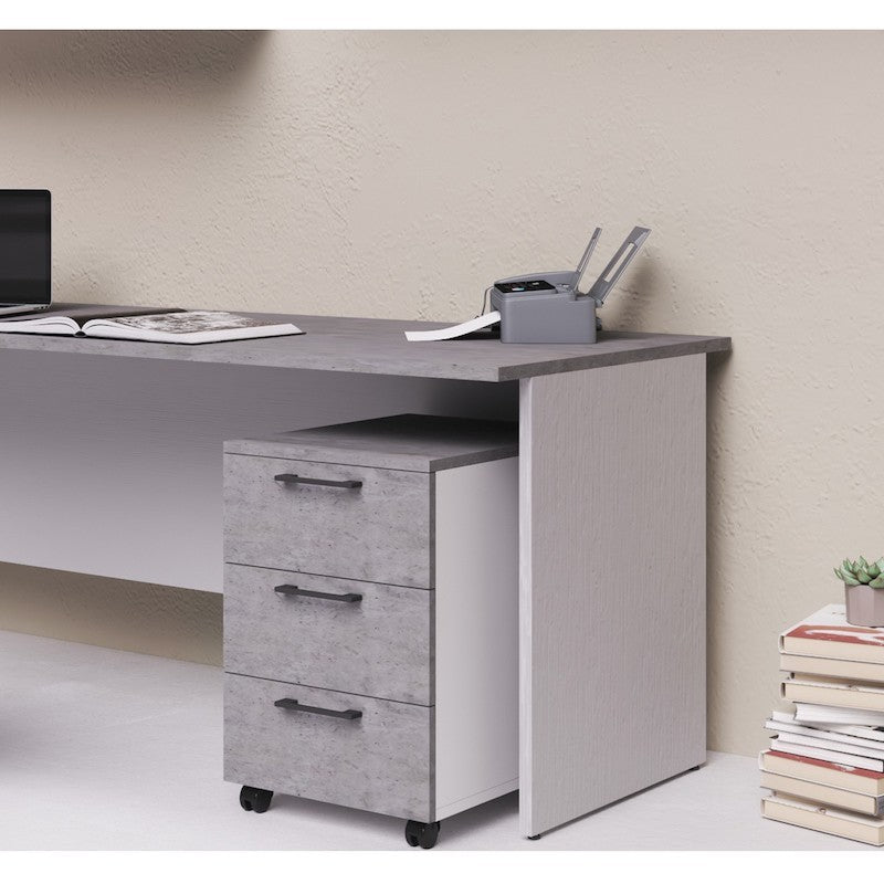 Cement Office Drawer - 3 drawers, lock - Dimensions 57x40x55 cm