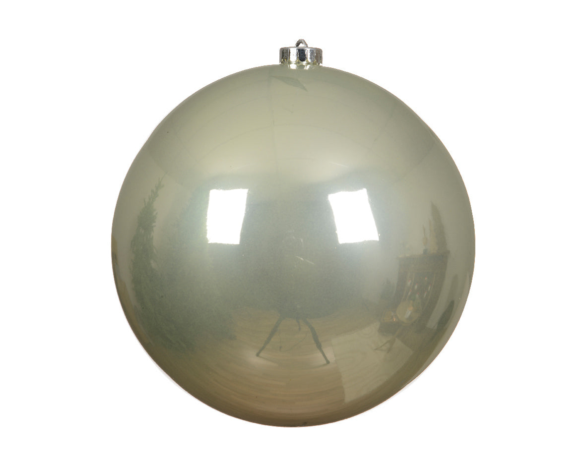 Christmas ball pearl white d 25 cm