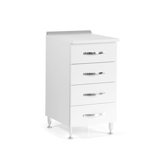 White Ash Kitchen Drawer Unit, 4 Drawers, H 85x50x40 cm