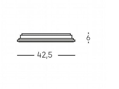 Plafón de interior con mando a distancia 30W linea blanca prime