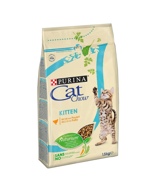 Cat Chow Kitten - Nutritivo y delicioso 1,5 kg para tu amigo felino