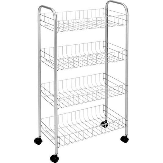 Ascona Polytherm Carro de Almacenamiento 4 Estantes 41x26x86 cm